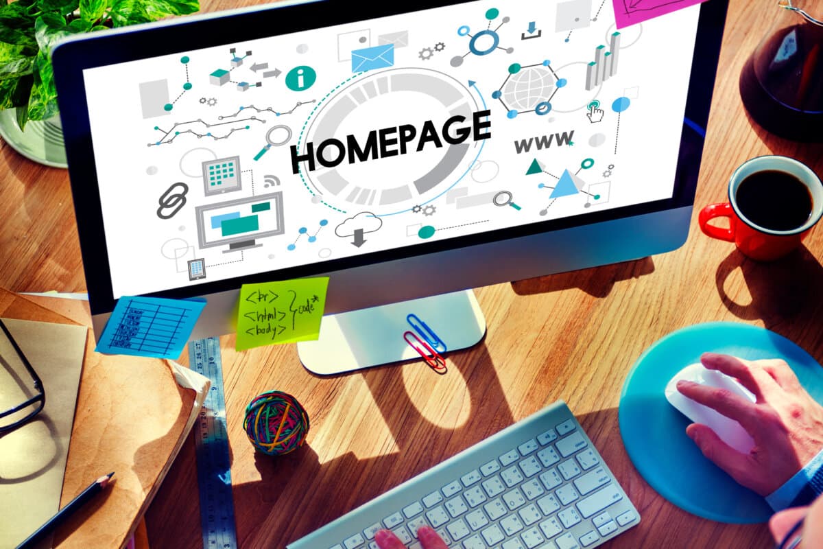 Homepage Website WWW Adresse Verbindung Konzept